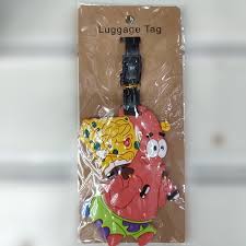 SpongeBob SquarePants & Patrick Star "Best Friends" Rubber Luggage Tag