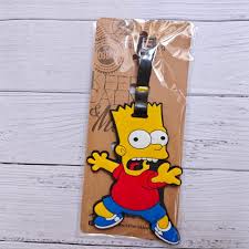 The Simpsons "Bart Simpson" Rubber Luggage Tag