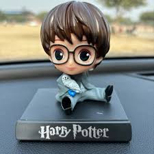 Harry Potter Chibi Bobblehead Figure – Classic Uniform & Hedwig Car Dashboard Toy