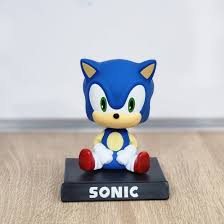 Sonic the Hedgehog Chibi Bobblehead Figure – Sega Car Dashboard Collectible