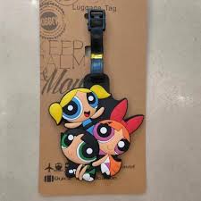 The Powerpuff Girls "Chemical X" Rubber Luggage Tag