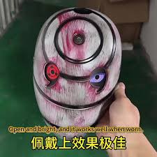 Obito War Mask – Uchiha Rinne-Sharingan Tactical Shinobi Cosplay Armor | Geekzilla