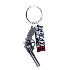 Red Dead Redemption II "Outlaw Revolver" Premium Metal Keychain