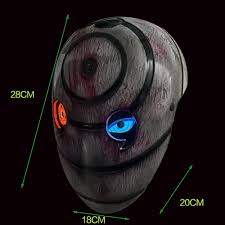 Obito War Mask – Uchiha Rinne-Sharingan Tactical Shinobi Cosplay Armor | Geekzilla