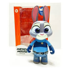 Disney Zootopia Judy Hopps Collectible Vinyl Figure – Articulated Officer Toy with Orange Box | Geekzilla