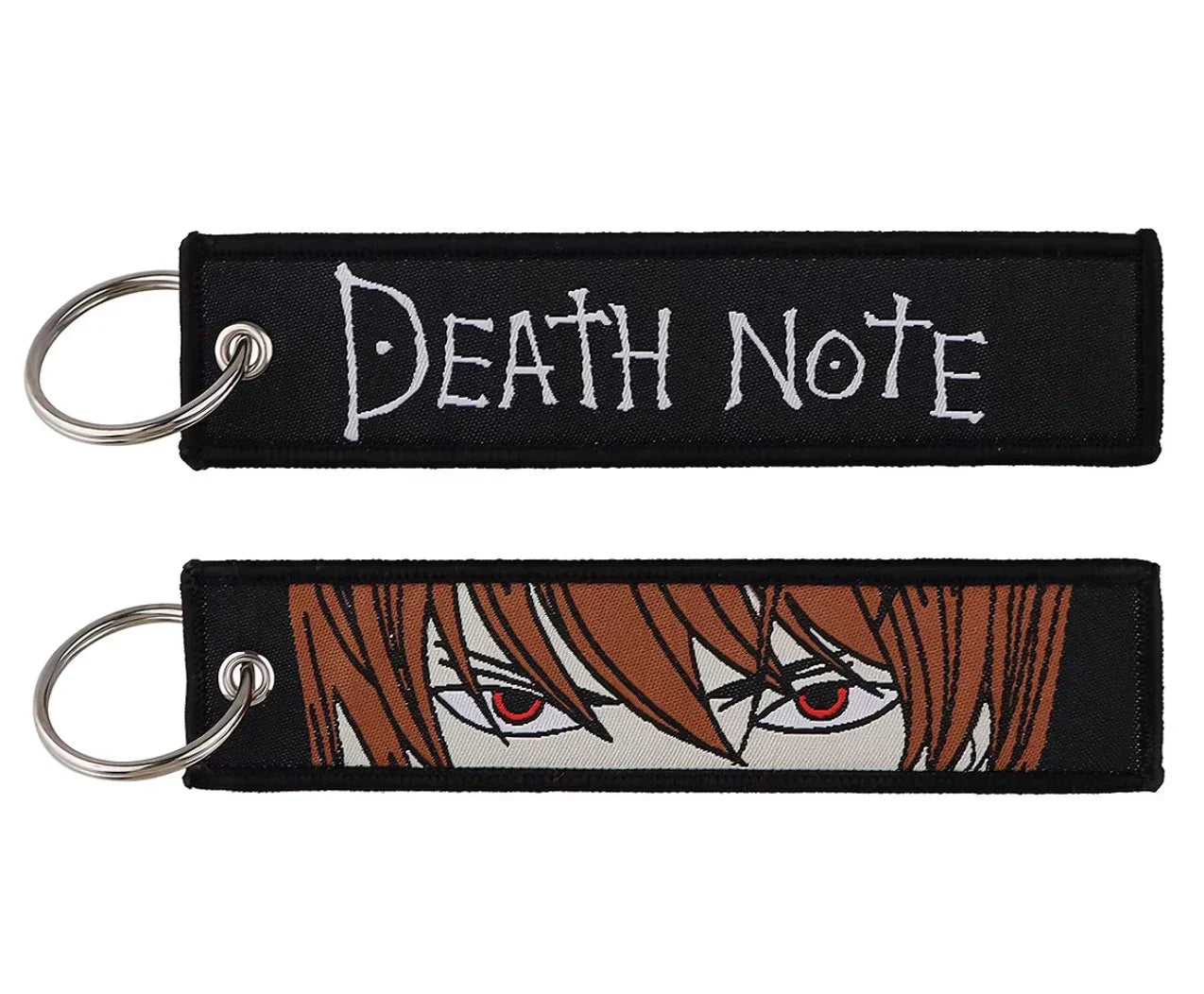 DEATH NOTE EMBROIDERED CLOTH KEYCHAINS
