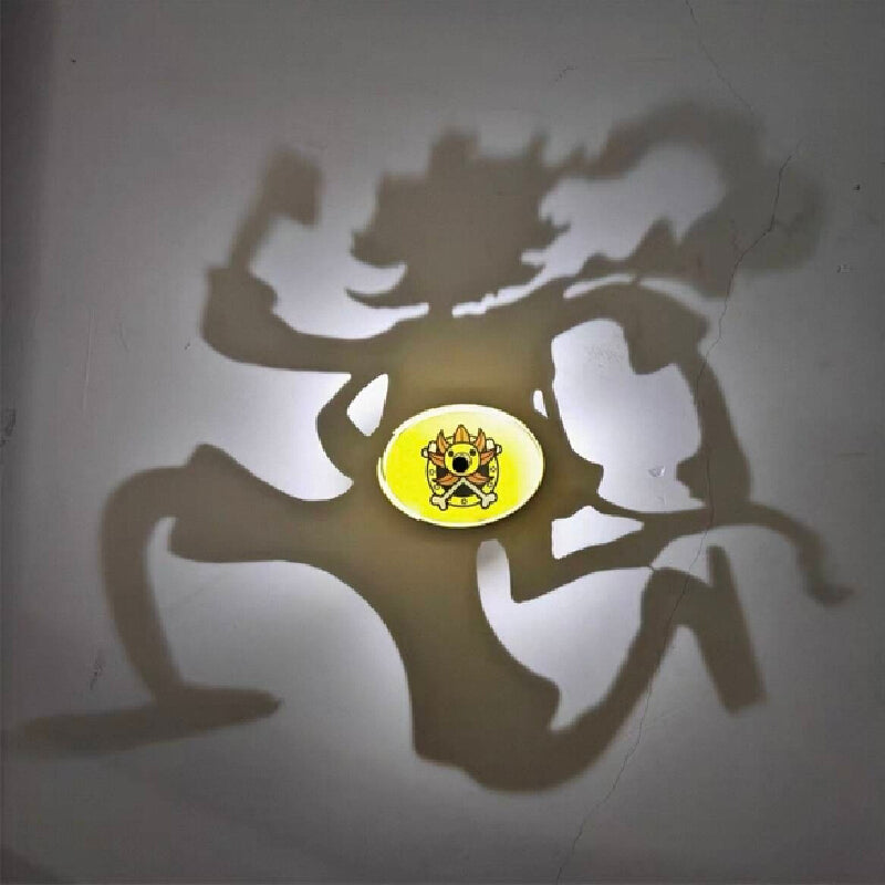 Cinematic Silhouette Shadow Projector Lamp – Premium Pop-Culture Wall Art LED | Geekzilla