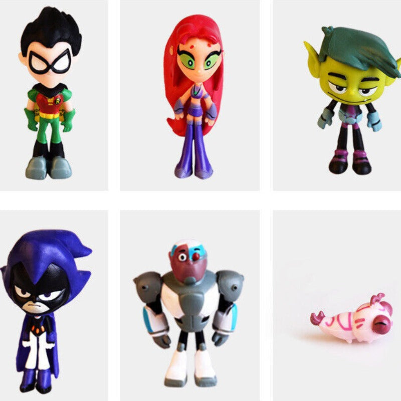 TEEN GO! "TITANS ASSEMBLE" MINI FIGURE SET