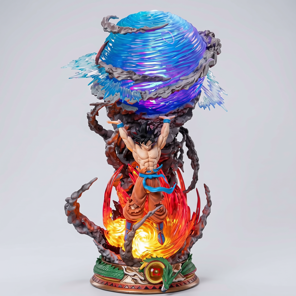 Goku Spirit Bomb Figure – Dragon Ball Z Energy Blast Collectible Statue
