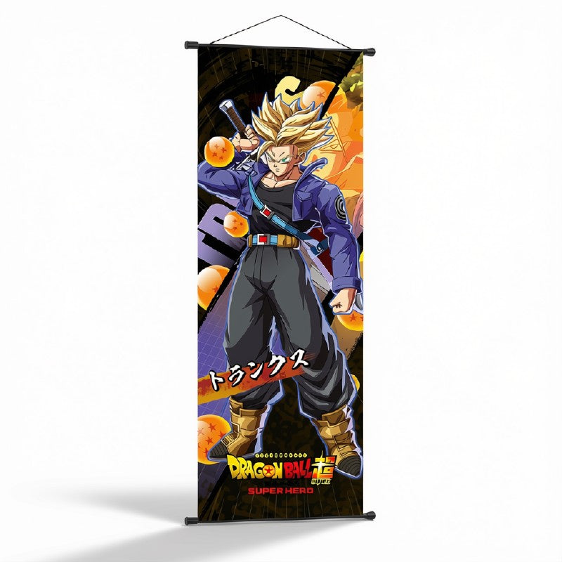 Dragon Ball Wall Scroll Collection – Vegeta, Goku & Saiyan Warriors
