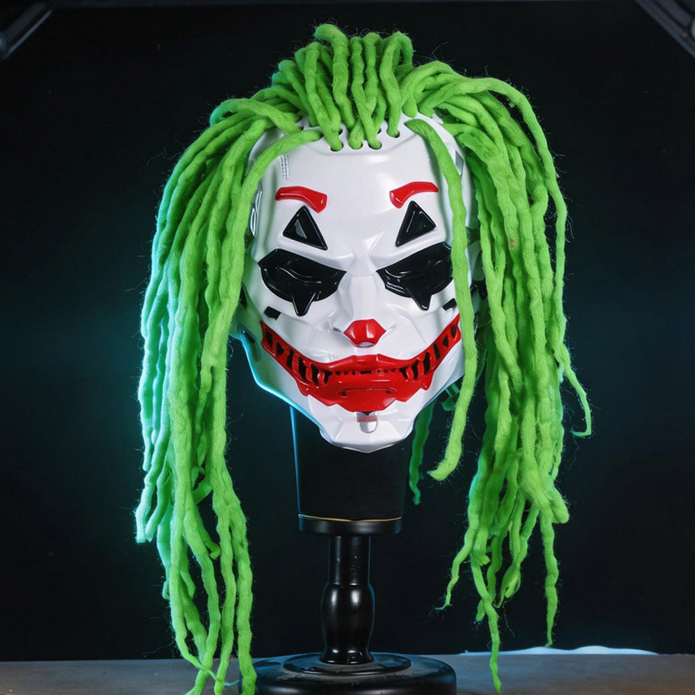 The Cyber Joker Tactical Mask – Premium Futuristic Sci-Fi Cosplay Gear | Geekzilla