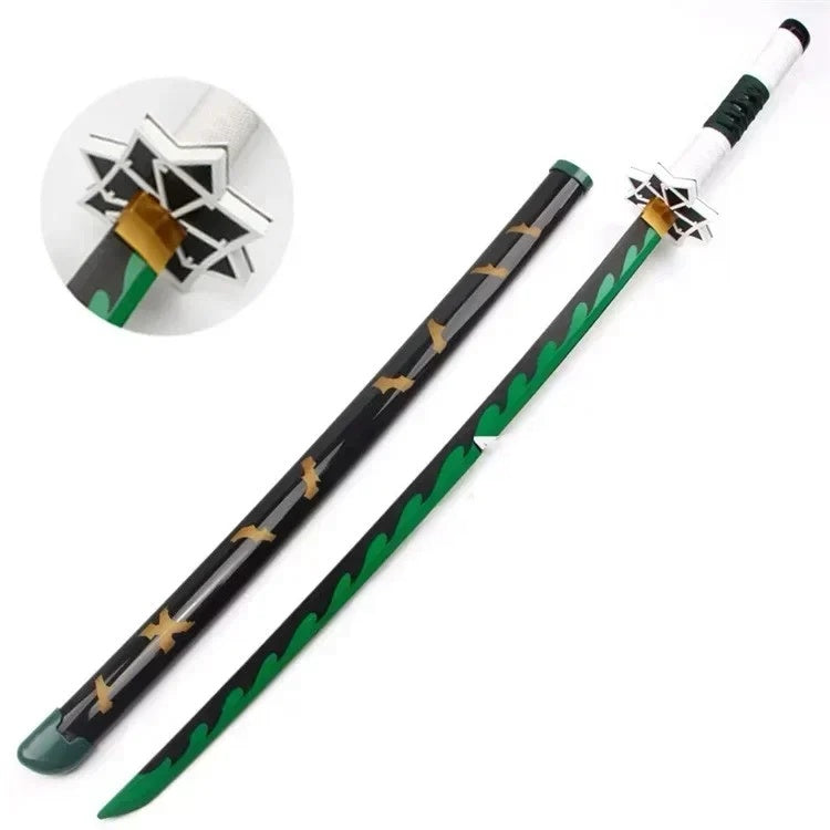 Demon Slayer Wooden Katana Collection | Giyu, Tanjiro, Shinobu, Zenitsu | Geekzillaa