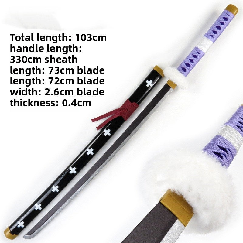 One Piece Trafalgar Law Sword Replica – Premium Kikoku Wooden Cosplay Katana