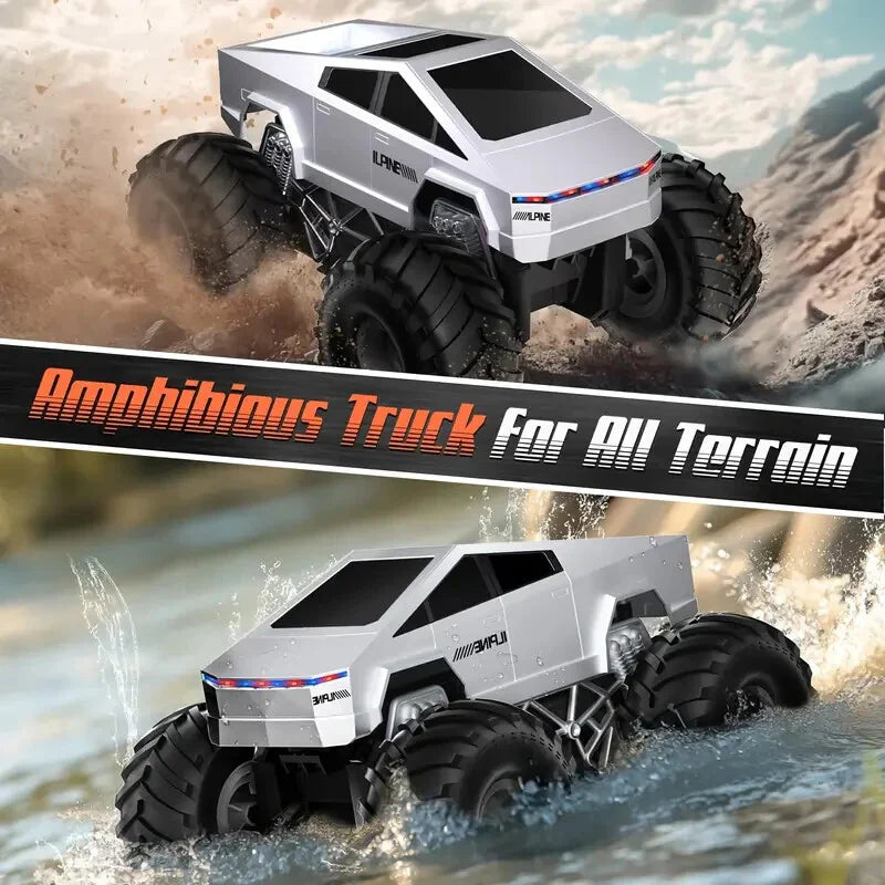 Alpine Waterproof Remote Control Monster Truck – All-Terrain RC Toy with Controller | Geekzilla