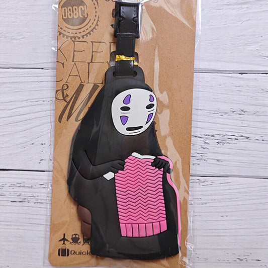 Studio Ghibli Spirited Away: No-Face "Kaonashi" Knitting Silicone Luggage Tag