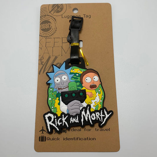 Rick and Morty "Wubba Lubba Dub Dub" Portal Luggage Tag