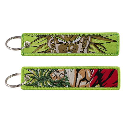 DRAGON BALL Z EMBROIDERED CLOTH KEYCHAINS