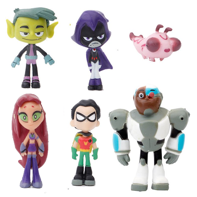TEEN GO! "TITANS ASSEMBLE" MINI FIGURE SET