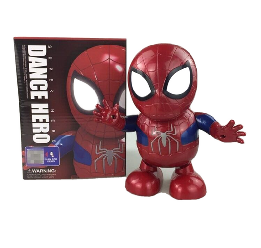 Super Hero Dancing Spider-Man Interactive Toy Figure – Musical & LED Light-Up Action Toy | Geekzilla