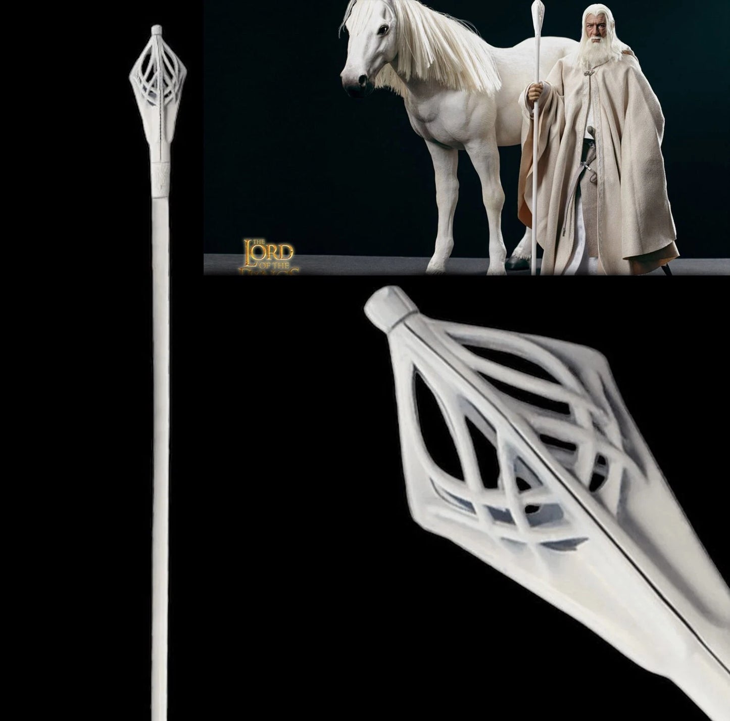 Lord of the Rings "Staff of Gandalf the White" – Premium Life-Size Replica