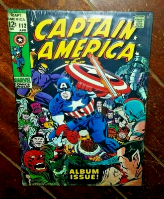 Captain America #112 "Album Issue" Vintage Metal Poster