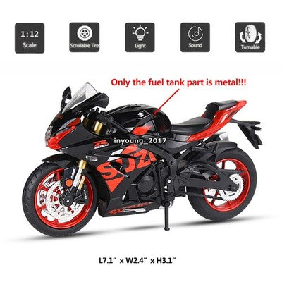 Precision Track & Street Superbike Diecast Model – Premium 1:12 Scale Alloy Motorcycle | Geekzilla