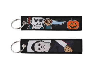 HALLOWEEN EMBROIDERED CLOTH KEYCHAIN