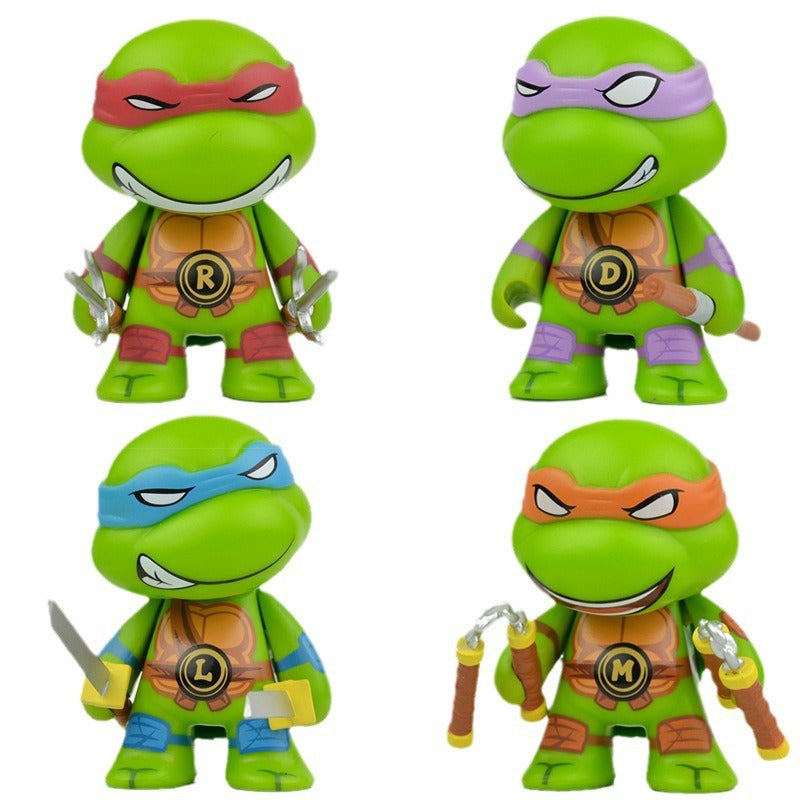 TEENAGE MUTANT NINJA TURTLES (TMNT) MINI FIGURE SET