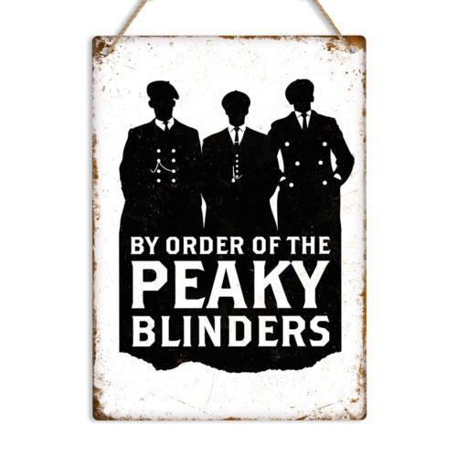 Peaky Blinders "By Order Of" Vintage Metal Poster