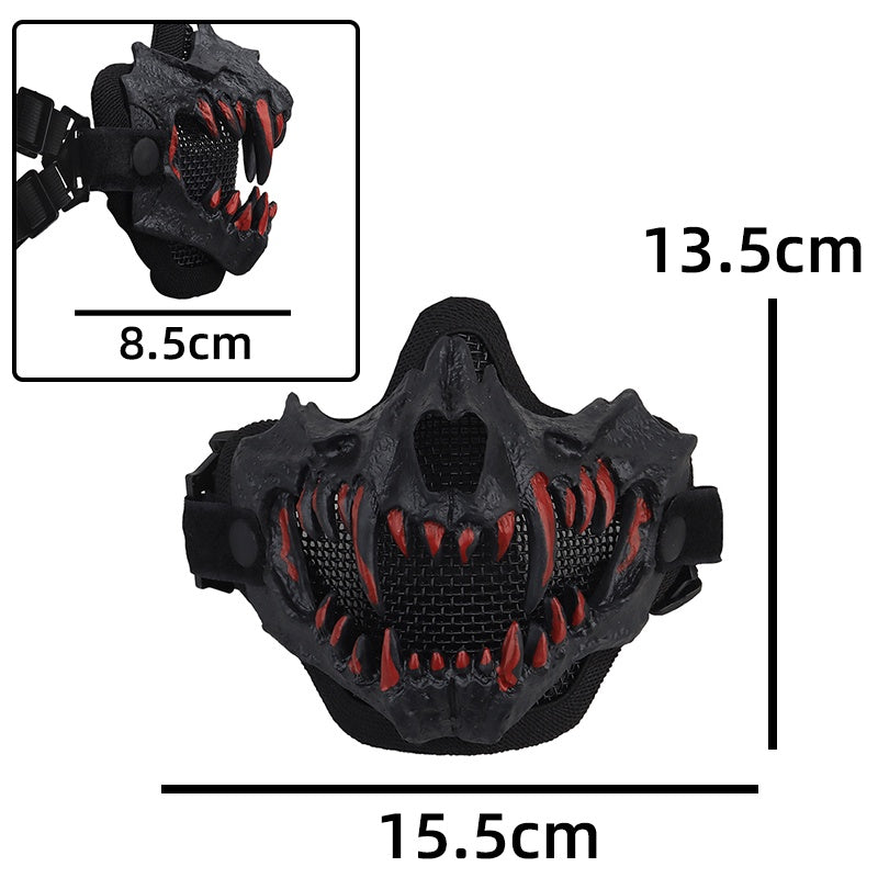 Tactical Fang Half Face Mask Assortment – Airsoft Protective Gear | Geekzilla