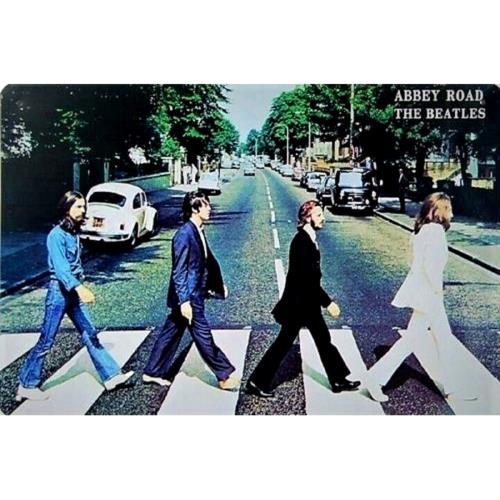 The Beatles "Abbey Road" Album Cover Metal Poster