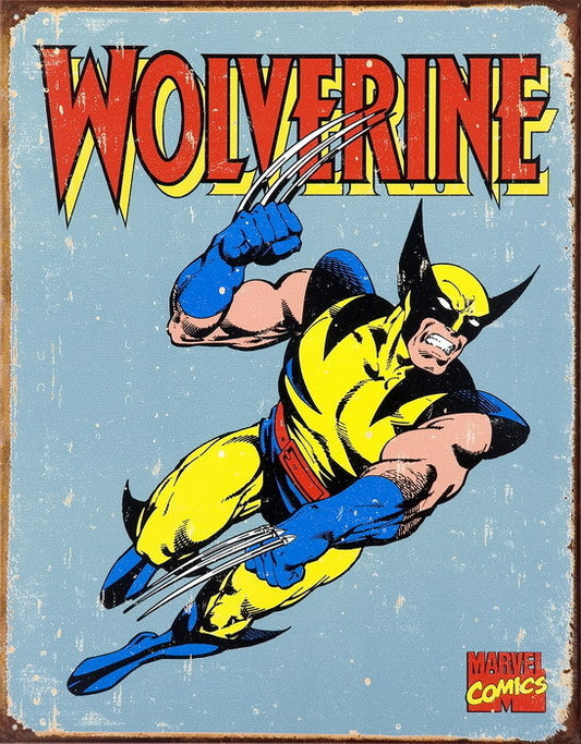 Wolverine: The Weapon X Vintage Metal Poster