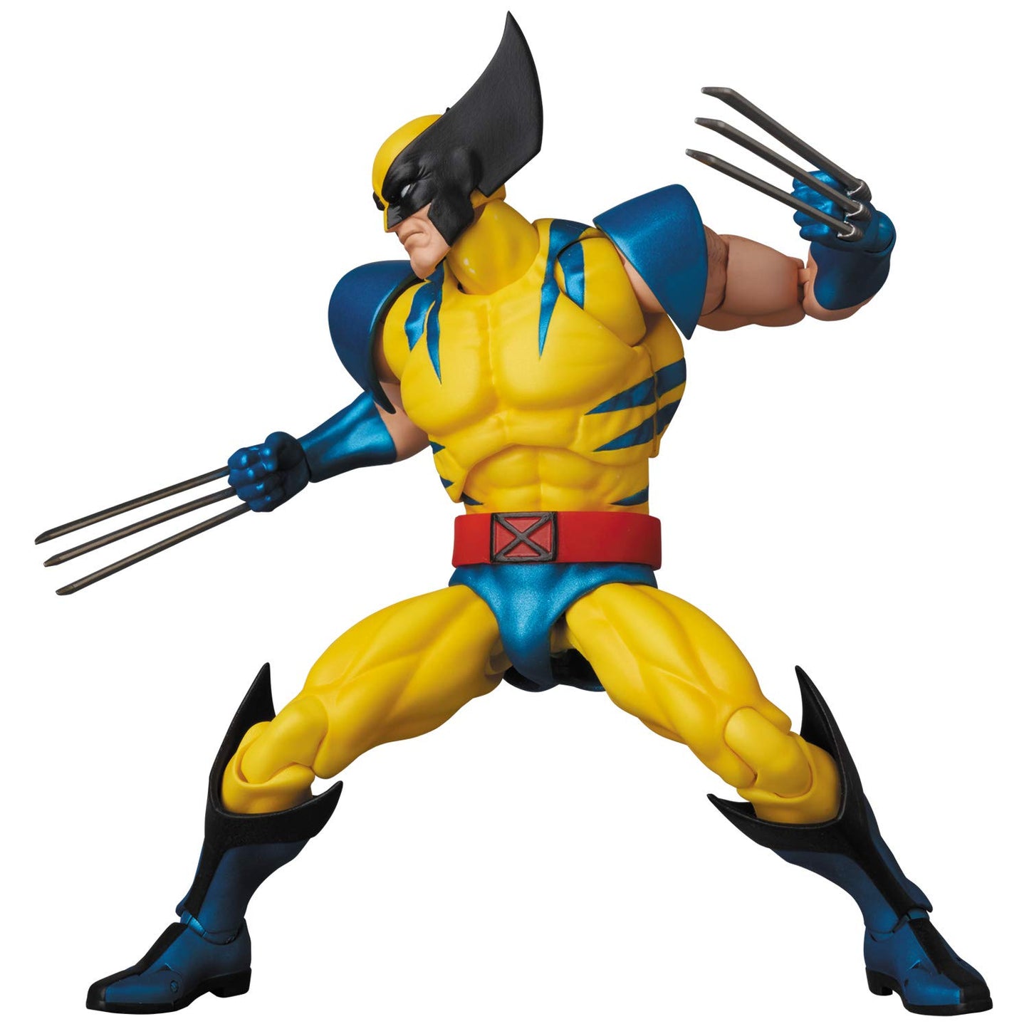 Wolverine X-Men Collectible Figure – Classic Yellow & Blue Suit Model | Geekzilla