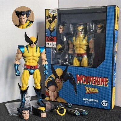 Wolverine X-Men Collectible Figure – Classic Yellow & Blue Suit Model | Geekzilla