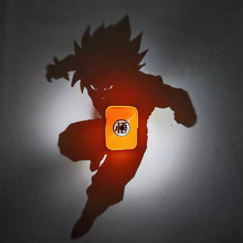 Cinematic Silhouette Shadow Projector Lamp – Premium Pop-Culture Wall Art LED | Geekzilla