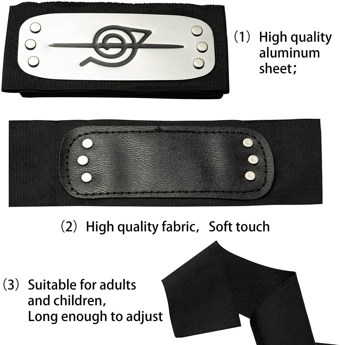 Akatsuki and Shinobi Anime Cosplay Headband